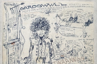 Cartoon of Jimi Hendrix