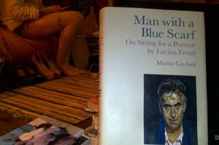 Man with a Blue Scarf: On Sitting for a Portrait by Lucian F
