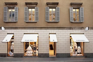 The new Chanel boutique in Via Sant&#39;Andrea, Milan