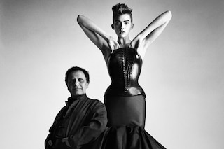 Ala&#239;a, bustier dress, couture S/S 2003