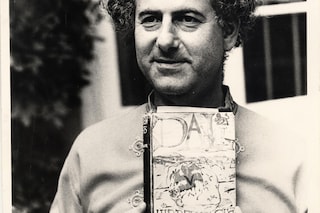 Peter Owen holding the first edition of Salvador Dali&#39;s only