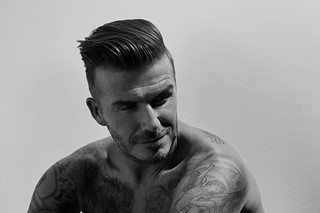 David Beckham in Another Man A/W14