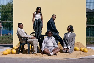 Bianca Saunders 'YELLOW’ SS20 campaign. Shot and S