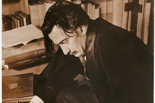 Salvador Dali writing “The secret life of Salvador Dali” at 