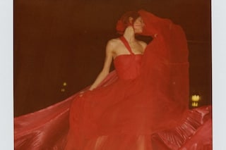 Floor length evening gown by Dior; Fabric stylist&#39;s own