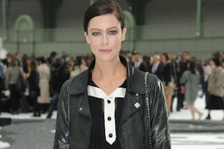 Anna Mouglalis in her Chanel leather jacket