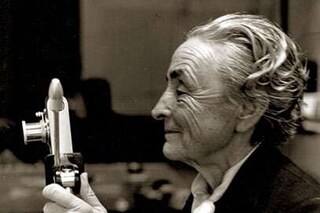 Georgia O&#39;Keeffe with her Leica, 1966