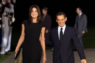 Nicolas Sarkozy and Carla Bruni at Pittsburgh G20 Summit