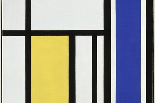 Marlow Moss, White, Black, Yellow and Blue, 1954