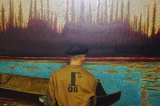 Billy Painting, July 2014