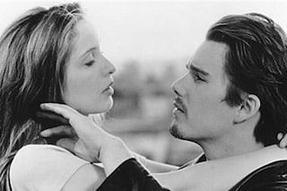 Julie Delpy and Ethan Hawke in Before Sunrise, 1995