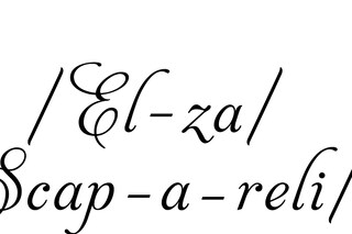 Phonetic pronunciation of Elsa Schiaparelli