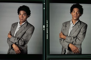 Jean Michel Basquiat fashion style studio Richard Corman