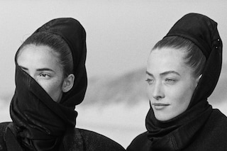 Linda Spierings, Tatjana Patitz, Le Touquet, France, 1986