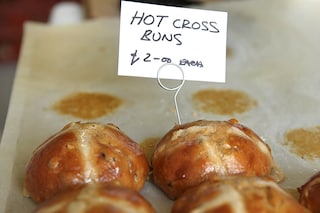 Hot cross buns at St. JOHN