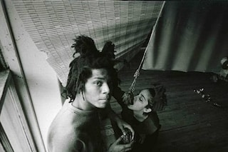 Jean-Michel Basquiat and Madonna