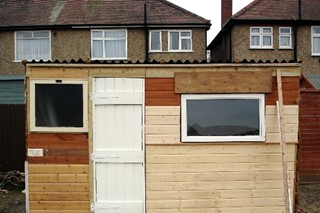 Building a shed from scraps