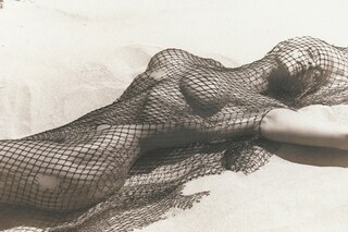 Brigitte Nielsen with Netting, Malibu 1987