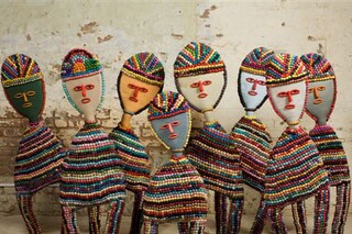 Nek Chand, Untitled Figures (from Rock Garden) , c. 1980