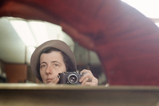 Peeking Self Portrait