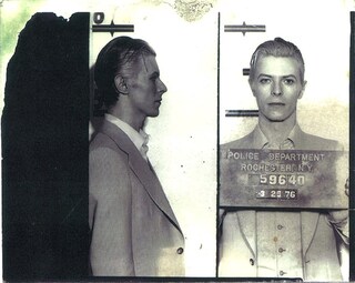 David Bowie Mugshot