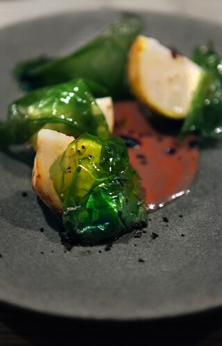 Celariac with Olive Seaweed