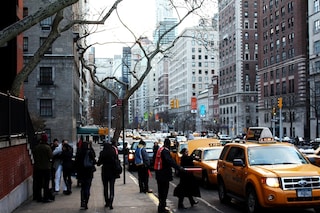 Outside Y-3 Show at Park Avenue Armory, Photography by Paul 