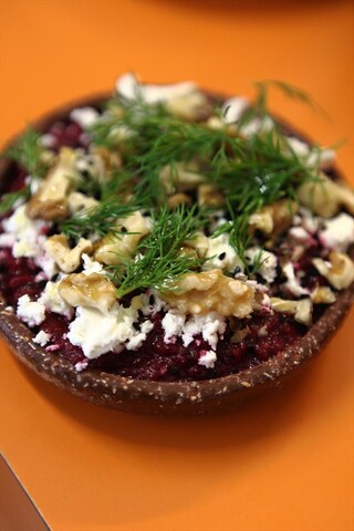 Beetroot and feta at Morito