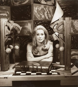 Catherine Deneuve, 1968 by Man Ray