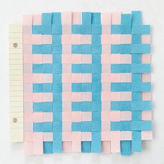 Woven paper by Karen Barb&#233;