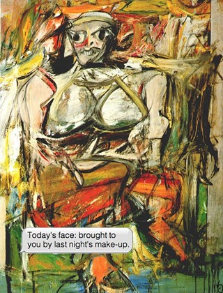 Willem de Kooning, Woman, 1950-52