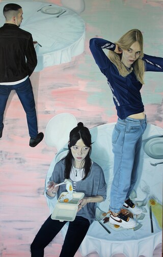 PinkBreakfast47x74Inch