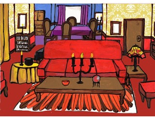 9-Elaine&#39;s Living Room 1