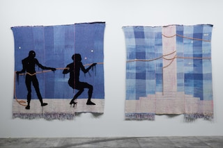 Diedrick Brackens, shadow raze (2022)