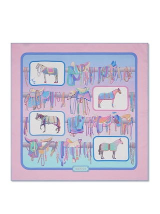 90x90 Silk Scarves Project by Gucci