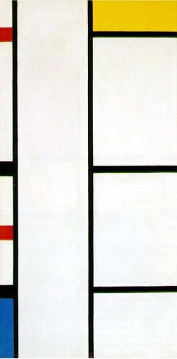 Piet Mondrian&#39;s Composition (No. III) with Red, Yellow, and 