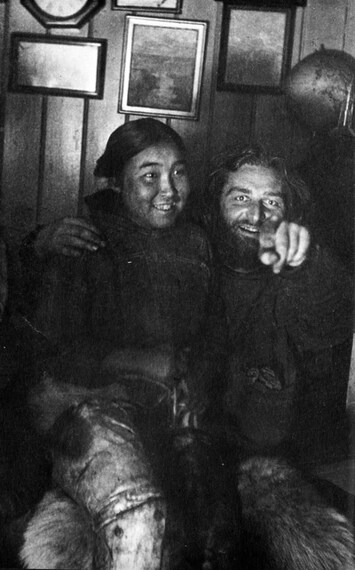 Peter Freuchen and Navarana Mequpaluk