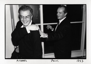 Michael White and Jack Nicholson, 1993