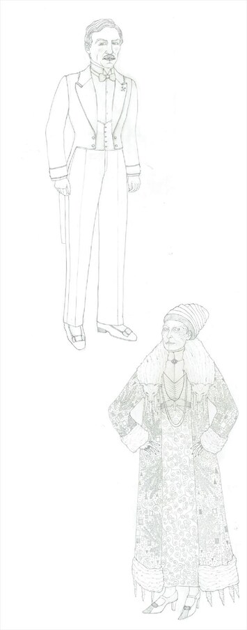 Production sketches by Juman Malouf