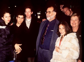 The Coppolas (Gia and Eleanor, far right)