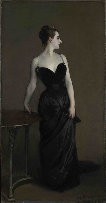 3. John Singer Sargent, Madame X, 1883-4. Lent by 