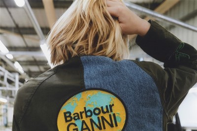 Ganni Launches Collaboration with Barbour