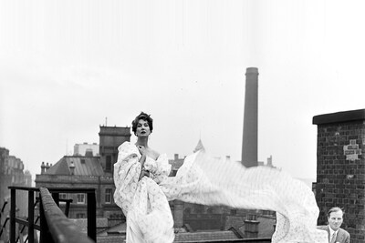 Barbara-Goalen-on-the-roof-of-Whitworth-&amp;-Mitchell