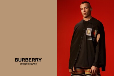 Darani photographed by Danko Steiner for Burberry 