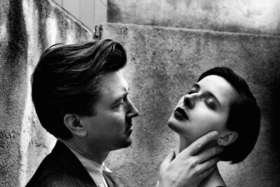 HELMUT NEWTON David Lynch and Isabelle Rossellini,