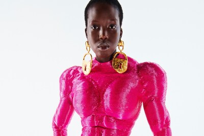 Schiaparelli by Daniel Roseberry, Pink minidress