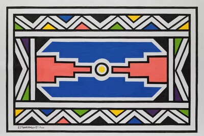 Esther Mahlangu_E281 112,5x170,5 2010