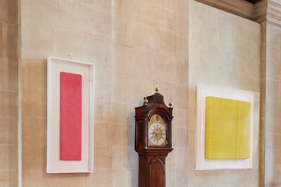 Installation view, Untitled Pink Monochrome (1956)