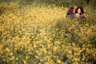3 Couple in yellow field