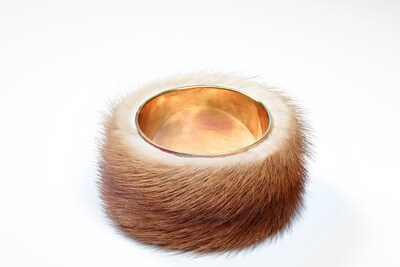 Meret Oppenheim x Gems and Ladders fur bracelet